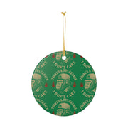 Funny Monkey Ornament for Him - 99% I Don't Care