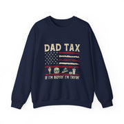 Funny Dad Tax USA Flag Sweatshirt Fathers Day Gift for Him