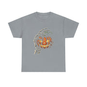Skeleton Hand Pumpkin Halloween T-Shirt - Unisex Apparel