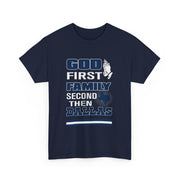 God First Family Second Then Dallas T-Shirt Gift for Him