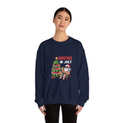 Christmas in July Santa Beach Watermelon Kids Youth Sweatshirt