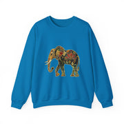 Beautiful Elephant Floral Flower Design Unisex Sweatshirt