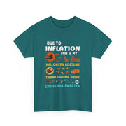 Funny Inflation Holiday T-Shirt - Unisex Apparel