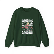 Funny Frog Meme Women's Sweatshirt - Sagging But Still Gagging