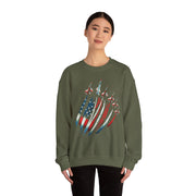 Patriotic USA Flag Fighter Jets Sweatshirt Gift for Fans