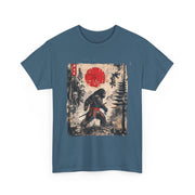 Funny Samurai Bigfoot Japanese Vintage Ukiyo-e Art Unisex T-Shirt