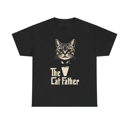 Funny CatFather Cat Dad T-Shirt Gift for Him