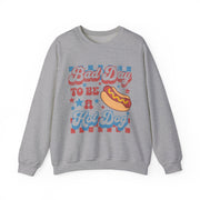 Funny BBQ Hot Dog Grilling Sweatshirt Independence Day Gift Unisex