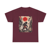 Funny Samurai Bigfoot Japanese Vintage Ukiyo-e Art Unisex T-Shirt