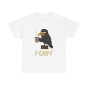 Black Crow F-CAW-F Coffee Crow Funny Raven Gothic Halloween T-Shirt - Unisex Apparel
