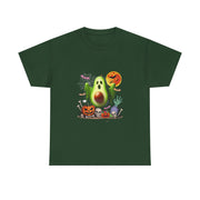 Avocado Horror Boo Ghost Halloween Vegan Cosplay Fruit T-Shirt - Unisex Apparel