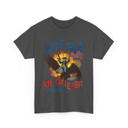 WTF Is A Kilometer Funny Patriotic 4th of July T-Shirt Gift for Him