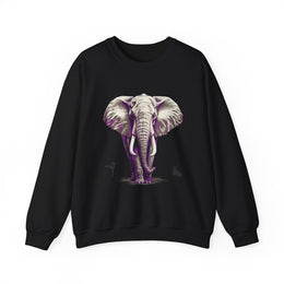 Majestic Elephant Safari Wildlife Artwork Sweatshirt Gift for Animal Lovers