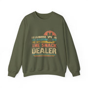 Funny Fur Dad The Man Myth Snack Dealer Dog Fathers Day Sweatshirt Gift for Him