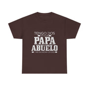 Tengo Dos Titulos Papa Abuelo Funny Spanish Father's Day T-Shirt Gift for Him