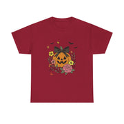 Charming Pumpkin Floral Design Accent Joy T-Shirt - Unisex Apparel