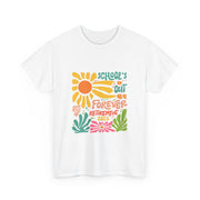Retro School's Out Forever Retirement 2025 Retired Teacher T-Shirt Gift for Him & Her
