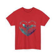 Just a Girl Who Loves Dragons T-Shirt – Cute Heart Graphic Tee for Fantasy Fans and Dragon Lovers