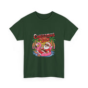 Christmas in July Funny Santa Summer Beach Vibes Hawaiian T-Shirt - Unisex Apparel
