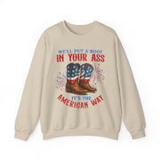 Patriotic Boot Design Sweatshirt - Unisex Apparel