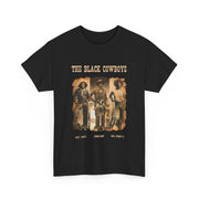 Black Cowboy Western Rodeo Melanin Black History Texas Men's T-Shirt Gift for Him