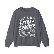 Funny Little Firecracker 4th of July Toddler Youth Sweatshirt Gift