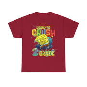 Spongebob Dabbing Ready to Crush 2nd Grade School T-Shirt Gift for Students