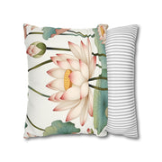 Elegant Floral Pillow Cover - Aesthetic Bedroom Decor - Housewarming Gift