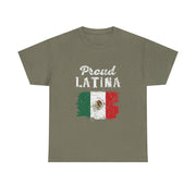 Proud Latina Mexican Flag T-Shirt - Hispanic Heritage Month Gift
