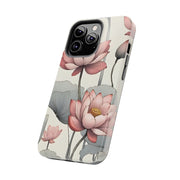 Vintage Lotus Blossom Phone Case Gift for Her - Trending Floral Design