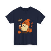 Bruh Ghost Halloween Cute Ghost Trick Or Treat Candy T-Shirt - Unisex Apparel