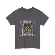 Funny Cat Meme T-Shirt Tummy Ache Survivor Gift for Unisex
