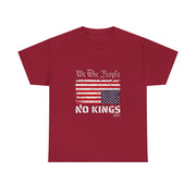 No Kings in America Distress Flag Upside Down We the People T-Shirt - Unisex Apparel