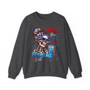 Funny Skeleton 4th Of July Sweatshirt Retro Chill The Fourth Out Gift for Her