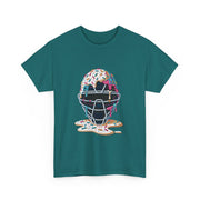 Cool Baseball Catcher Ice Cream T-Shirt Gift for Boys