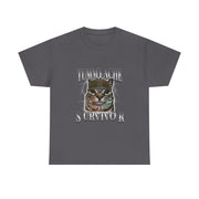 Funny Cat Meme T-Shirt Tummy Ache Survivor Gift for Unisex