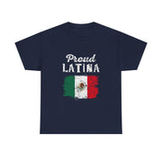 Proud Latina Mexican Flag T-Shirt - Hispanic Heritage Month Gift