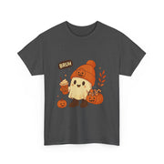 Bruh Ghost Halloween Cute Ghost Trick Or Treat Candy T-Shirt - Unisex Apparel