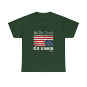 No Kings in America Distress Flag Upside Down We the People T-Shirt - Unisex Apparel