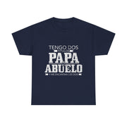 Tengo Dos Titulos Papa Abuelo Funny Spanish Father's Day T-Shirt Gift for Him