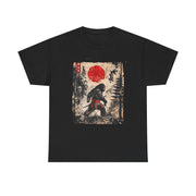 Funny Samurai Bigfoot Japanese Vintage Ukiyo-e Art Unisex T-Shirt