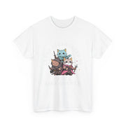 Funny Cats Side Quest Distracted Tabletop T-Shirt - Gift for Dad