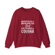 Funny Cougar Hunting Sweatshirt Gift for Men