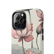 Vintage Lotus Blossom Phone Case Gift for Her - Trending Floral Design