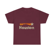 Vintage Houston Texas Strong Stripes City T-Shirt Unisex T-Shirt