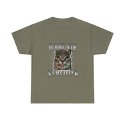 Funny Cat Meme T-Shirt Tummy Ache Survivor Gift for Unisex