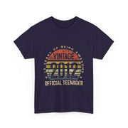 Vintage 2012 Official Teenager 13th Birthday T-Shirt - Unisex Gift