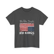 No Kings in America Distress Flag Upside Down We the People T-Shirt - Unisex Apparel