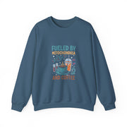 Funny Biology Teacher Science Fueled by Mitochondria Sweatshirt - Unisex Apparel