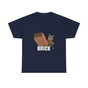 Funny Cat Throwing Brick - Angry Cat Meme T-Shirt - Unisex Apparel